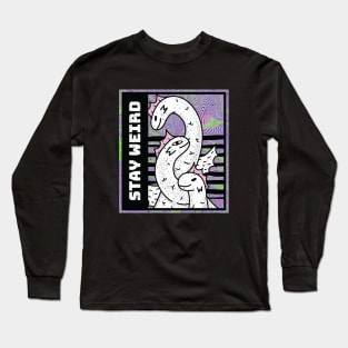 Inspiration Kaiju: Ouroboros say stay weird! Long Sleeve T-Shirt